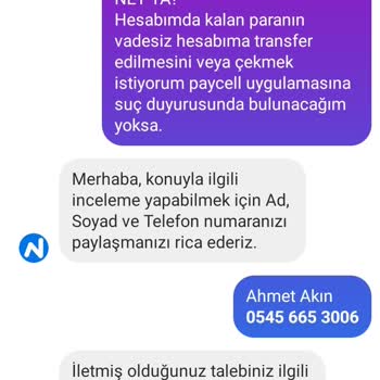 Nkolay Sanal Karttan Hesabıma Aktarılması Yerine Kartlara İade