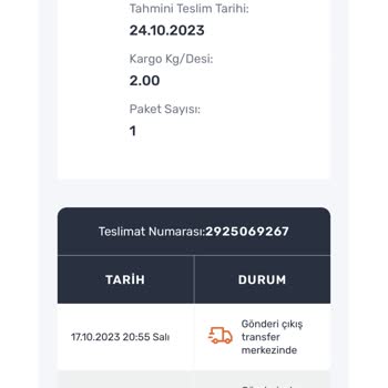 Trendyol'dan Tekerlekli Pazar Çantası Siparişi Hakkında Sorun