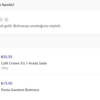 Getir Firması Eksik Sipariş Teslimatı