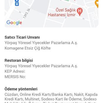 Komagene Şubesinin Kafasına Göre Sipariş İptali