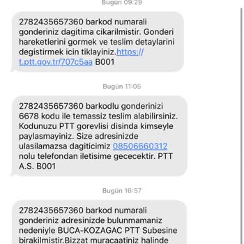 PTT Kargo Eve Gelmeden Evde Yoktunuz Diyor