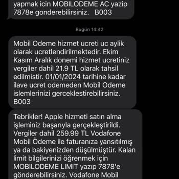 İphone Hizmeti Satın Alma Zaafiyeti