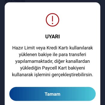 Paycell Limit İbana Para Göndermiyor!
