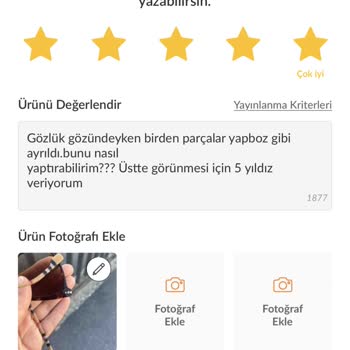 Trendyol'dan Aldığım Gözlük Kendi Kendine Gözümde Kırıldı