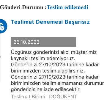 MNG Kargo Kargonun Teslim Edilmemesi