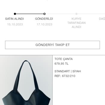 Zara Ürünüm Elime Ulaşmadan Bilgim Dışında İptal Edildi