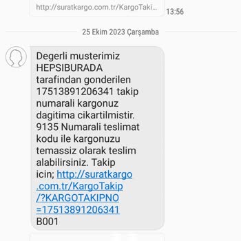 Sürat Kargo Kargonun Başkasının Kapısının Önüne Bırakılması Ve Umursamazlık