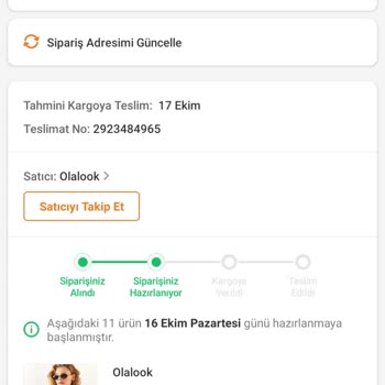 Trendyol Olalook Ürün Fiyatı Artınca Siparişi İptal Ediyor