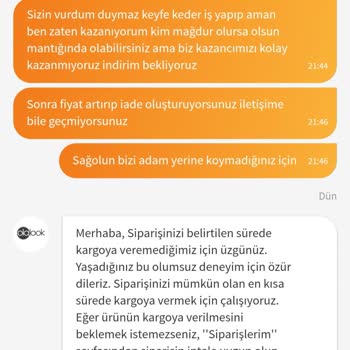 Trendyol Olalook Ürün Fiyatı Artınca Siparişi İptal Ediyor