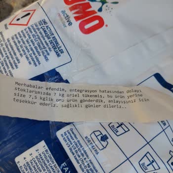 Akakçe Yanlış Kargo Gönderimi