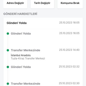 Trendyol Geç Gelen Kargo