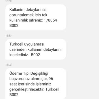 Turkcell Faturasız Hatta Geçme Suresi