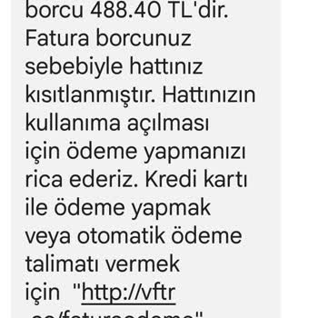 Vodafone Fatura Sorunu Ve İlgisizlik