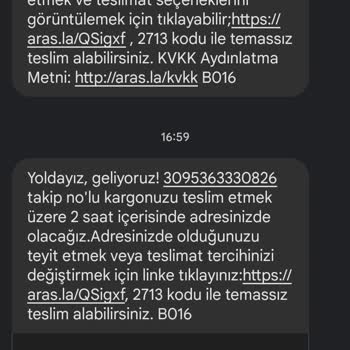 Aras Kargo Kargomu Adrese Getirmediler