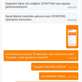 Migros Eksik Değil, Hiçbir Şeyi Yollamadı