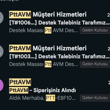 Pttavm.com.tr Online Satış Ürün Bekletiyor İptal Etmiyor