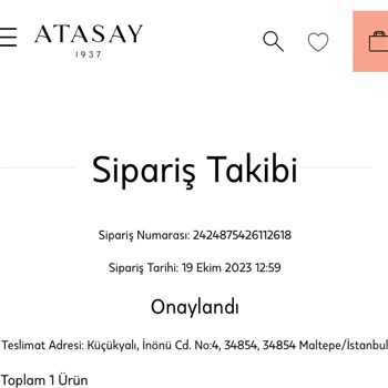 Atasay Kuyumculuk Aynı Gün Kargo Yalanı