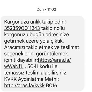 Aras Kargo Teslim Edilmeyen Ama Müşteri İstemedi Denilen Kargo