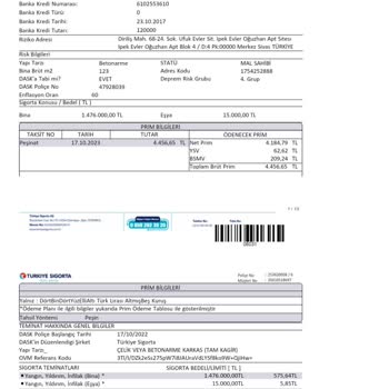 VakıfBank Sarı Panjur Sigorta Poliçesinin Bilgim Dışında Yenilenmesi