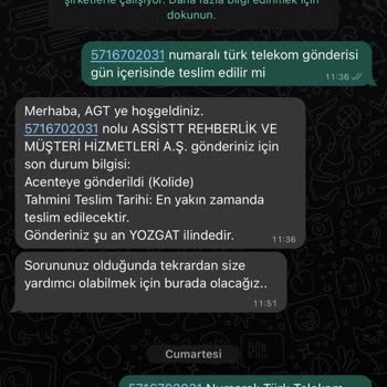 AGT Kurye İle Modem Siparişi Sorunu