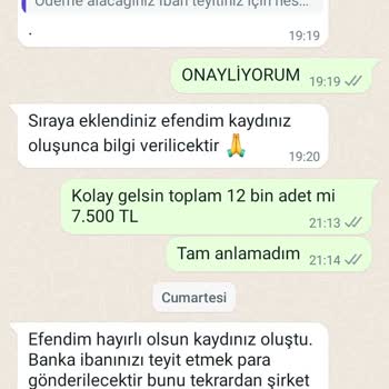 P*****a Evde Paketleme İşi Başvurusu Hakkında