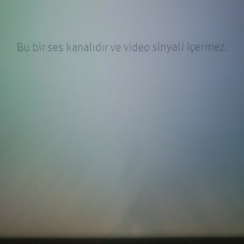 Samsung TV Radyo Ya Dönüştü