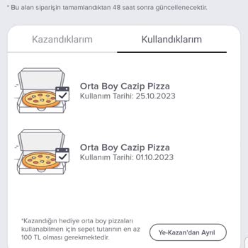 Domino's Pizza Hediye Pizza Kampanyasıyla İlgili Sorun