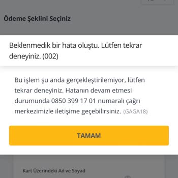 Pegasus Bilet Değişikliği Sorunu