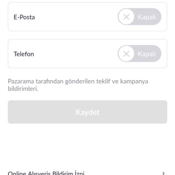İş Bankası'nın Pazarama Uygulaması Bildirimleri Maximum Mobile Gelmesi
