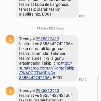 Sürat Kargo İade Ve Paramız Gelmiyor