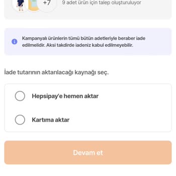 Hepsiburada Siparişindeki Değişim Sorunu