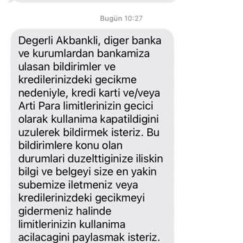 Akbank Artı Para ve Kredi Kartı Kapatılması