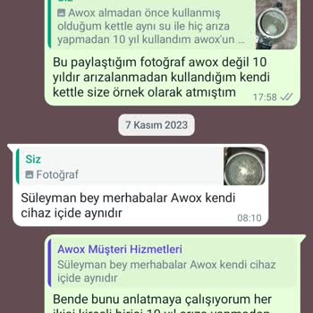 Awox Kettle Arızası