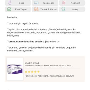 Trendyol Yorum Yayınlatmıyor, Yorumlarımı Kabul Etmiyor