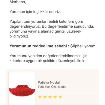 Trendyol Yorum Yayınlatmıyor, Yorumlarımı Kabul Etmiyor
