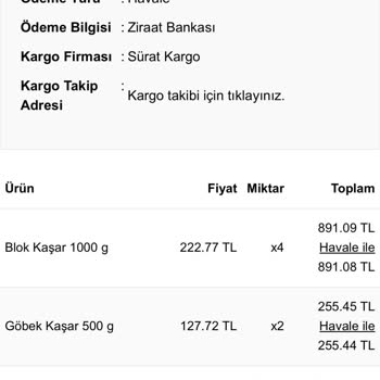 Sürat Kargo Teslim Edilmeyen Kargo