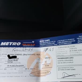 Metro Turizm Engelli İndirimi Yapılmadı.