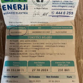 CK Boğaziçi Elektrik Dağıtım Eski Borcunu Bizden Almaya Çalışıyor.
