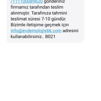 Evdemo Lojistik Evdemo Kargo Sipariş Teslimatı Sorunu