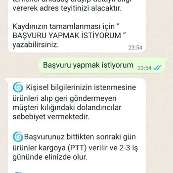 Realy Paketleme İş Başvurusu İle İlgili Şikayetim