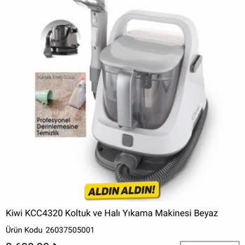 A101 Kiwi Halı Yıkama Makinesi