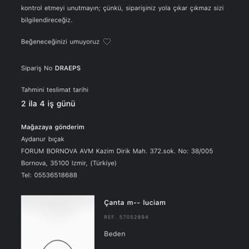 Mango Siparişim Hala Gelmedi