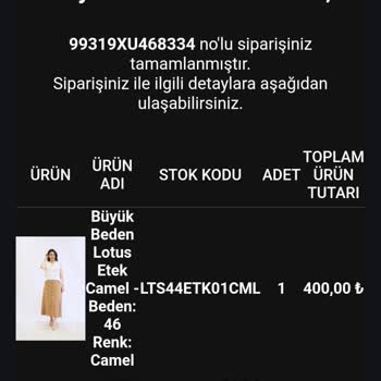 Bedrin XXL Firmasi Ürün Göndermeyip Para İadesi Yapmıyor