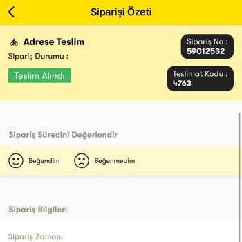 Şok Market Sipariş Edildi Yazıyor