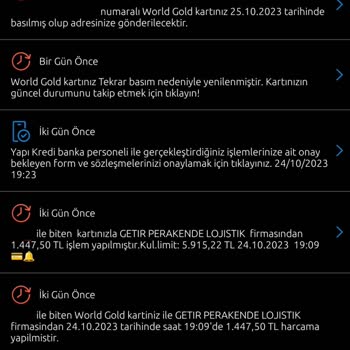 Getir Perakende Lojistik Adlı Yer Kartlarımdan Para Çekiyor.