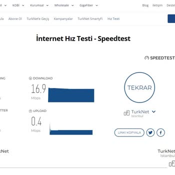 TurkNet İnternet Hızı Şakası