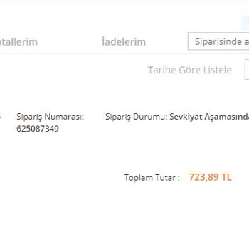 Avansas Teslim Edilmeyen Sipariş, İade Edilmeyen Param