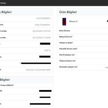 EasyCep Telefon Satış Ücreti Ödenmedi