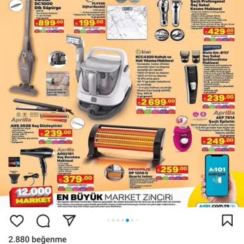 A101 Broşürdeki Gelmeyen Ürünler