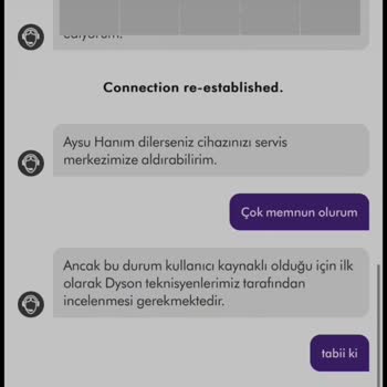 Dyson Onarımda Ücret Talebi